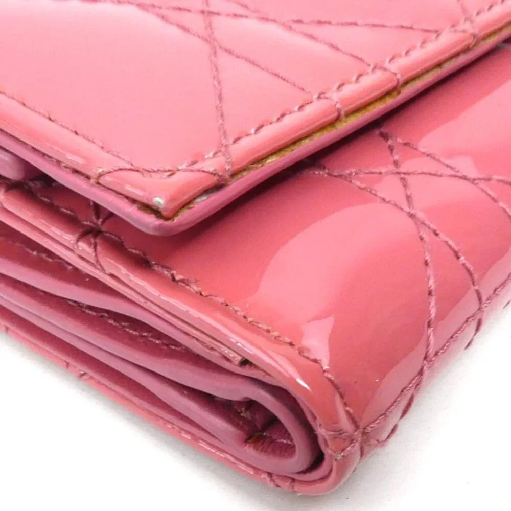 Christian Dior Trifold Patent Wallet